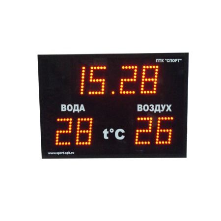Купить Часы-термометр СТ1.13-2t для бассейна в Усть-Лабинске 